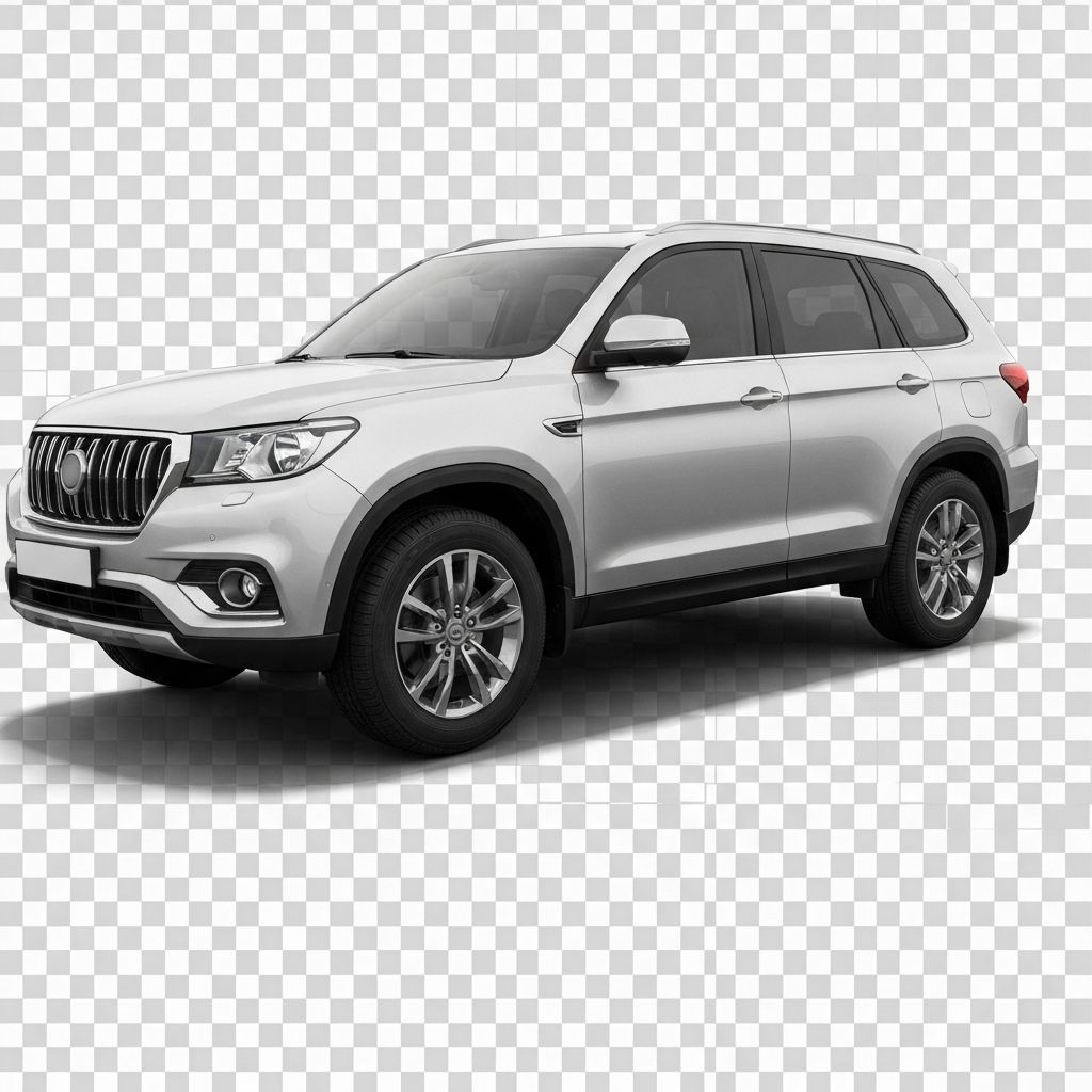 Same car with transparent background, perfect for automotive catalog or advertisement