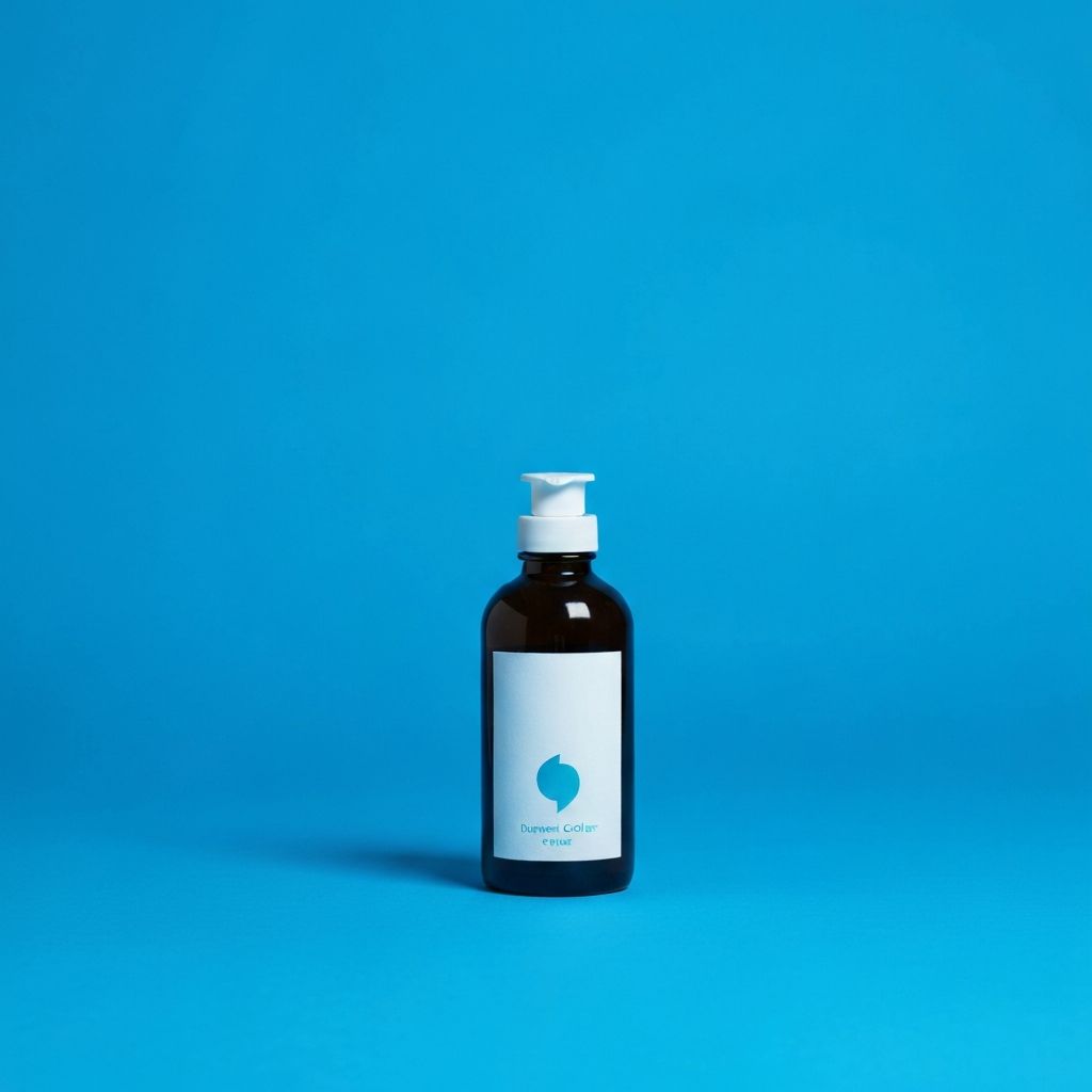 A product photo with the background color changed to a bright blue matching brand colors