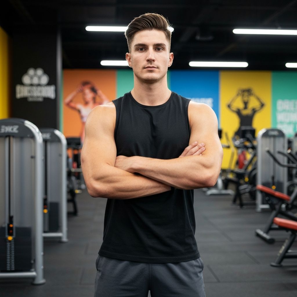 Original photo before muscle enhancement