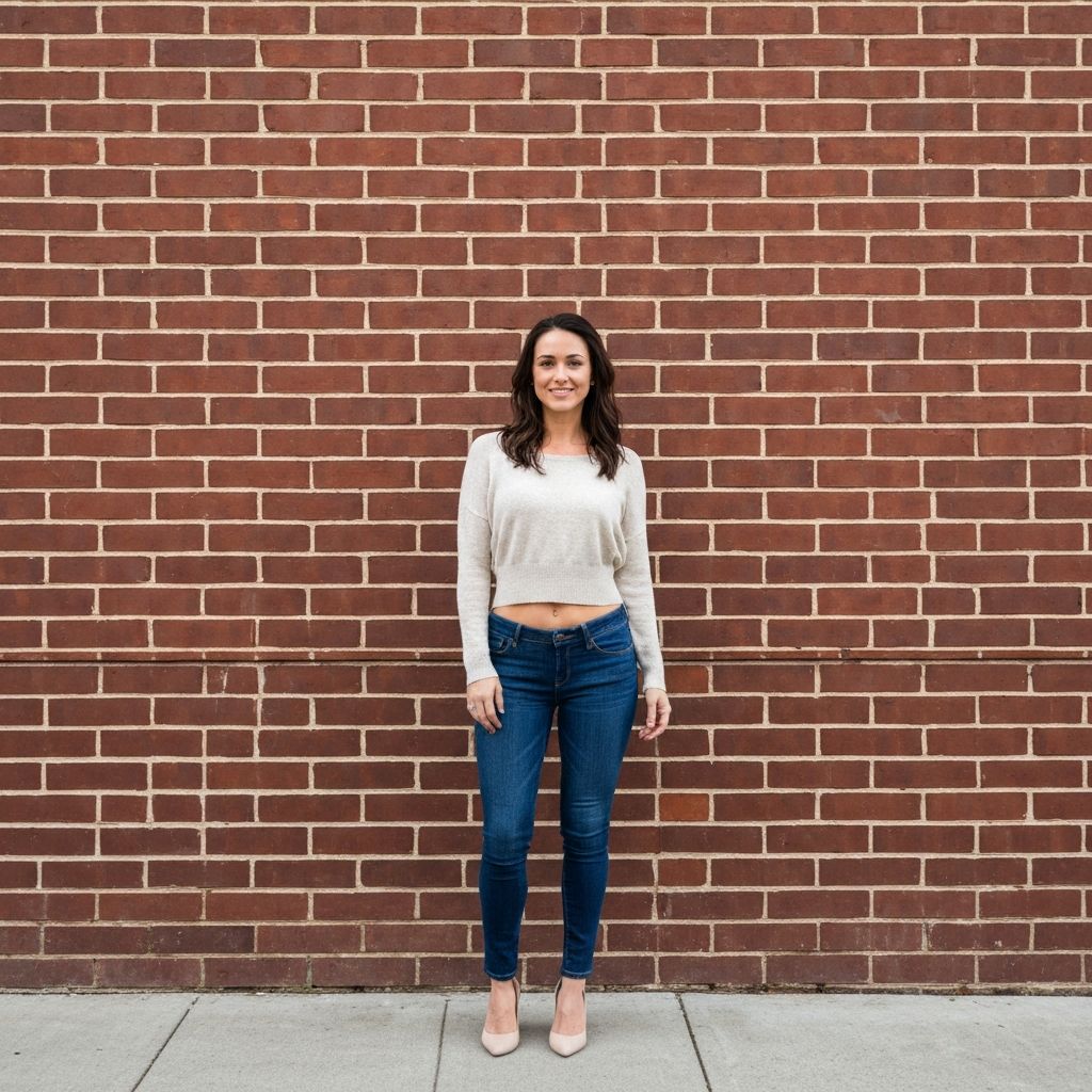 Before and after comparison of slimming waist using AI Body Editor to reshape body online