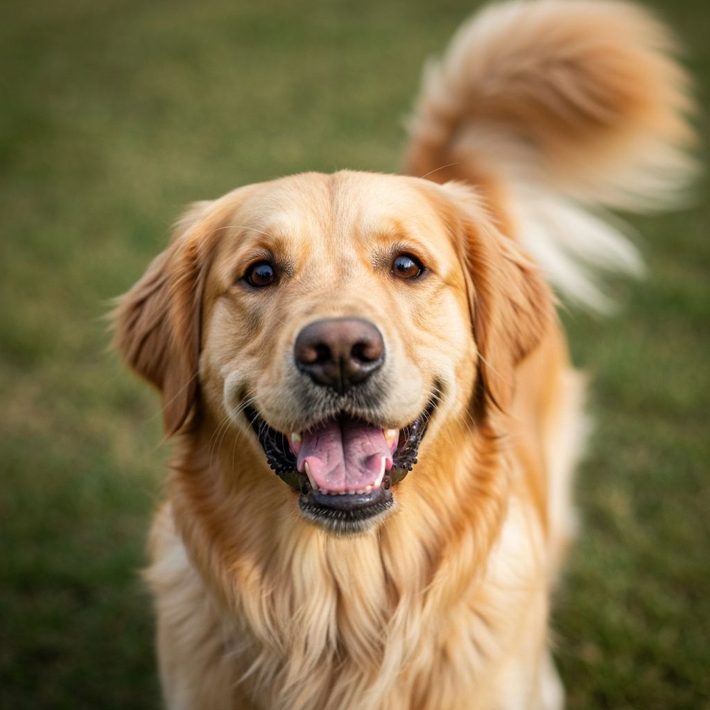 Photo of a golden retriever dog