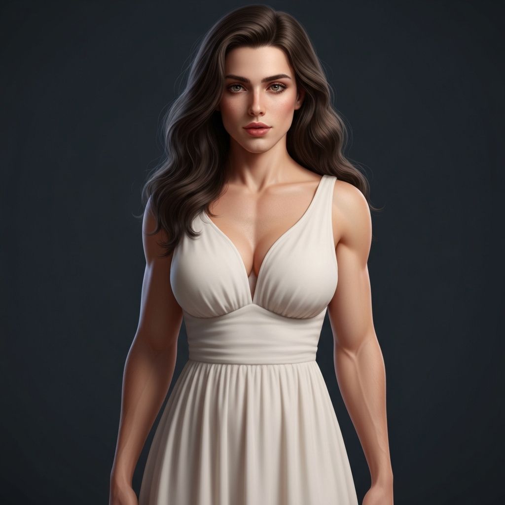 Male to female gender swap AI effect