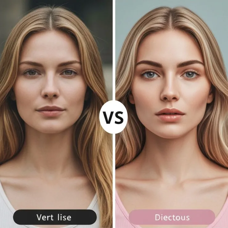 AI Beauty - Perfect Portraits with One Click - AI-powered image tool demonstration showing Portrait Retouch and Skin Smoothing capabilities