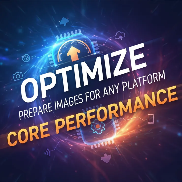 Optimize - Prepare Images for Any Platform - AI-powered image tool demonstration showing Image Optimization and Compression capabilities