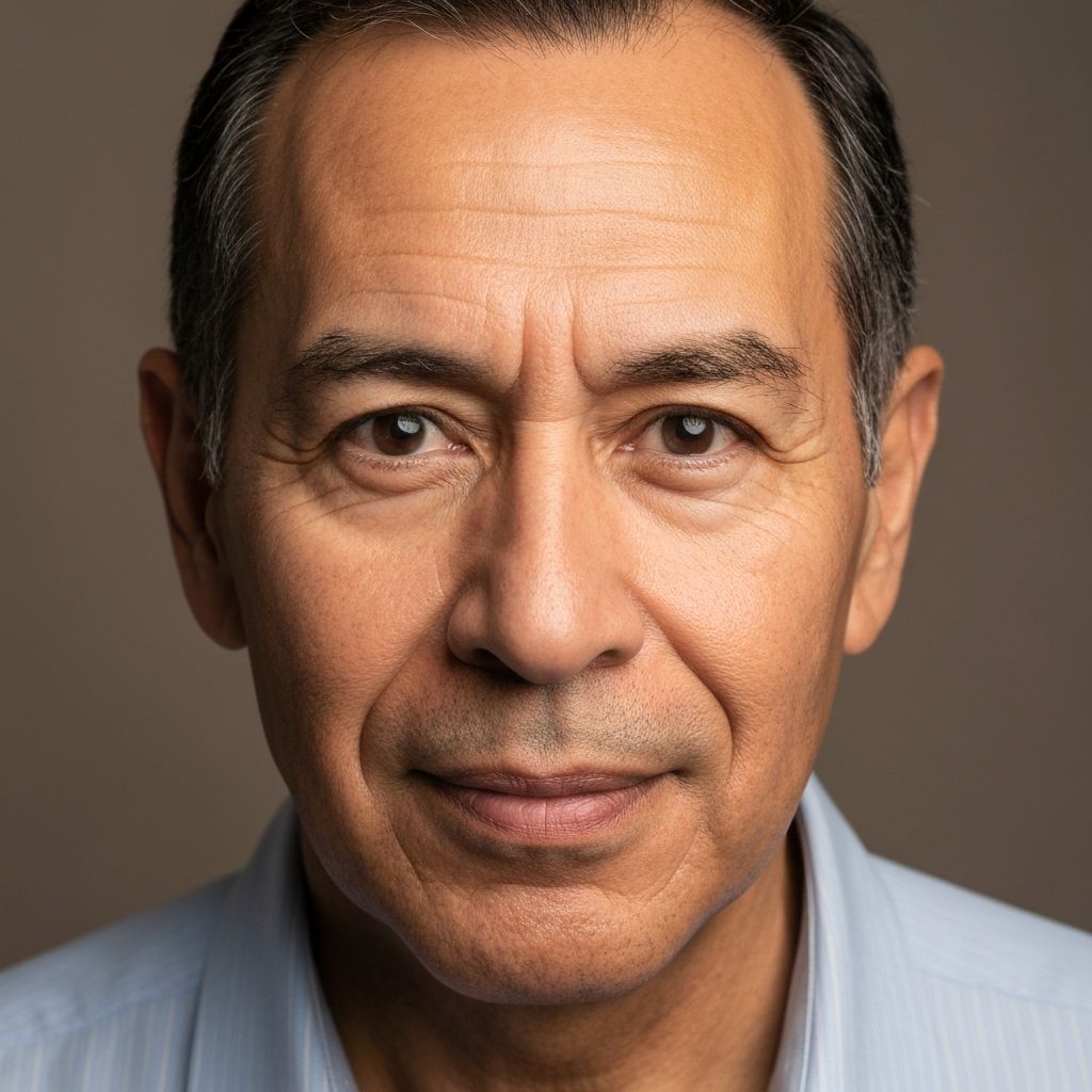 High resolution 4K portrait sharpened by ImageHub AI upscaler