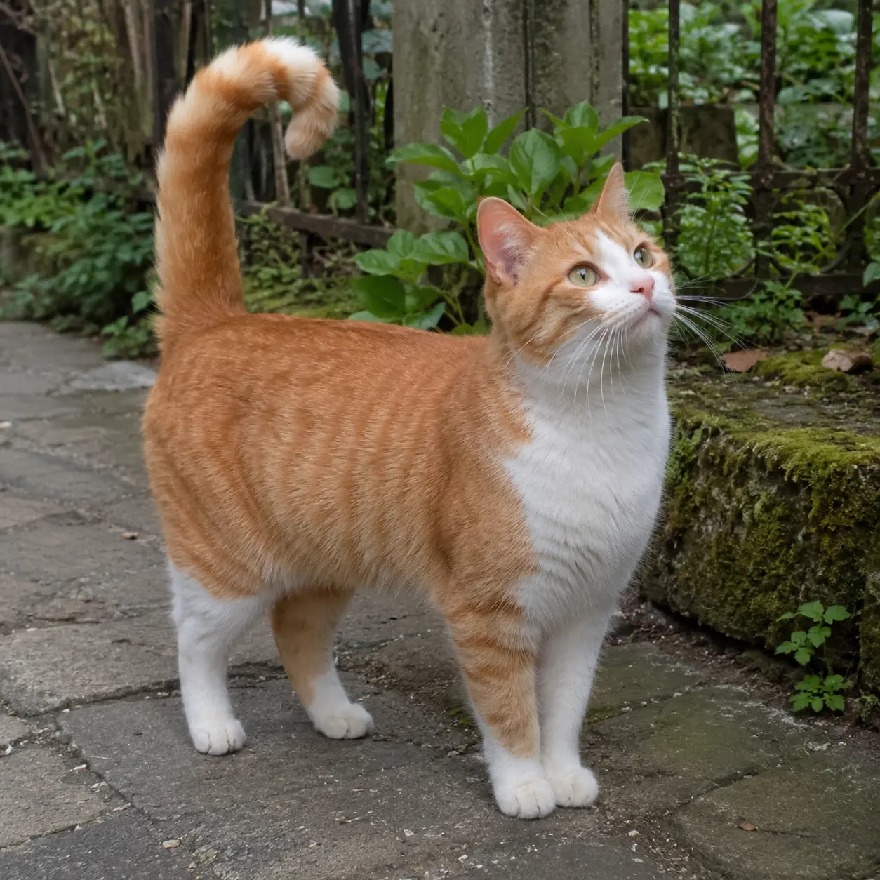 A cat photo before conversion into an iOS-style emoji.