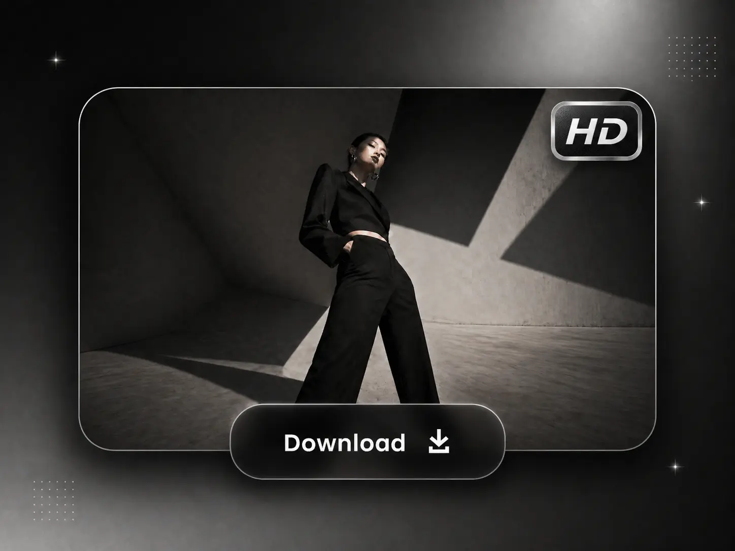 Download step showing an expanded HD image result.