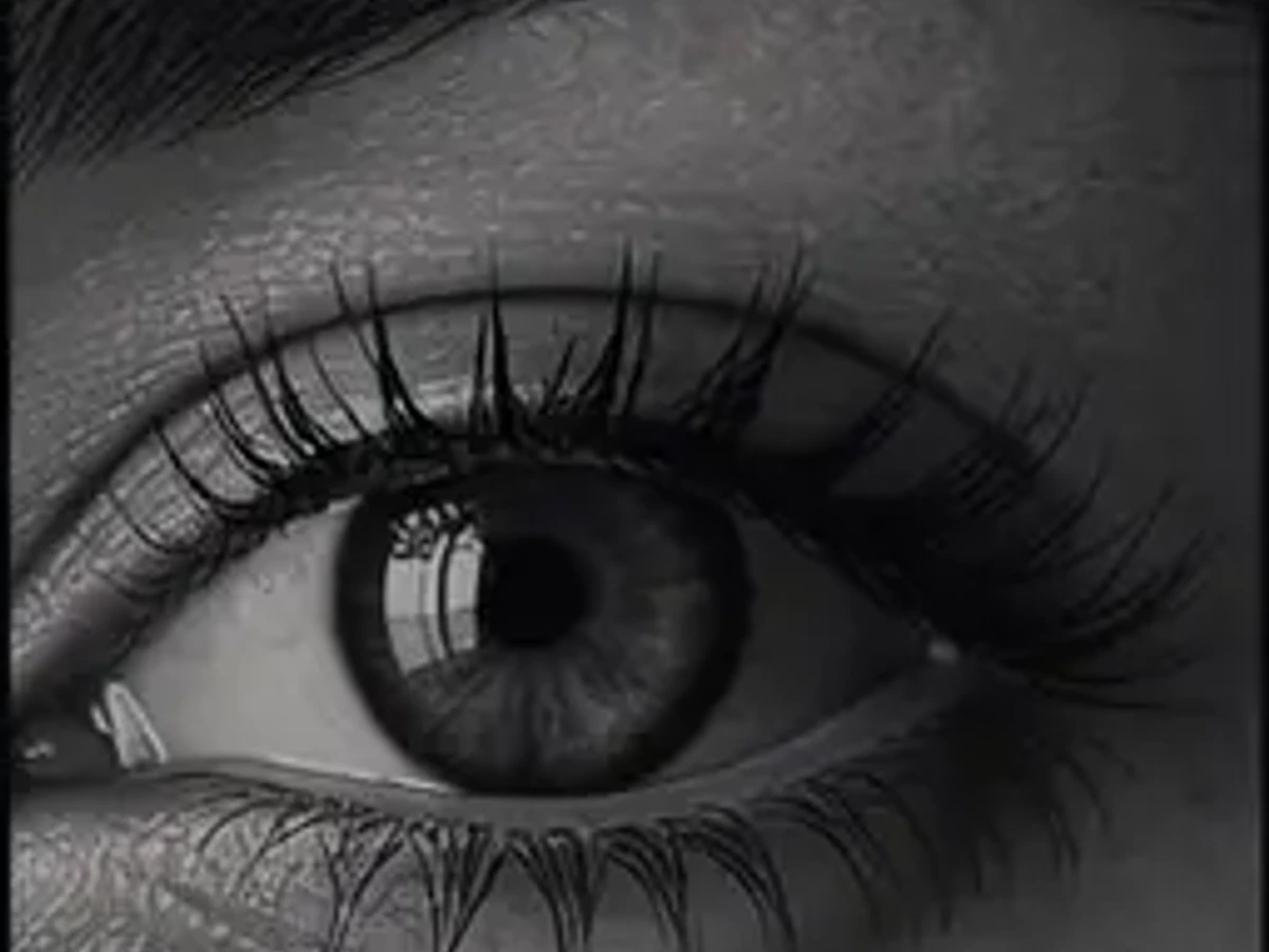 Macro photograph of an eye showing the fine detail photographers care about.