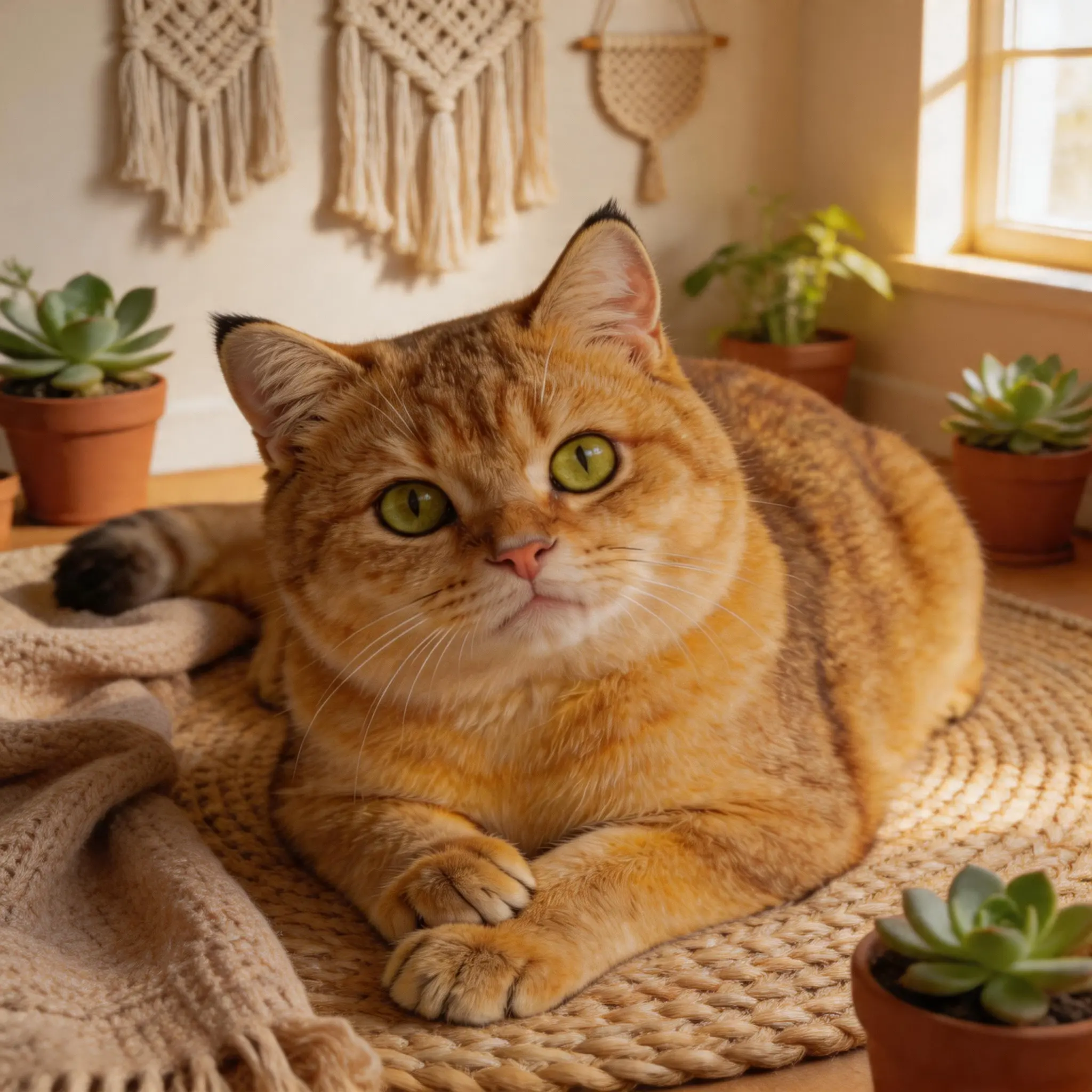 Pet composited into a new lifestyle scene after background removal.