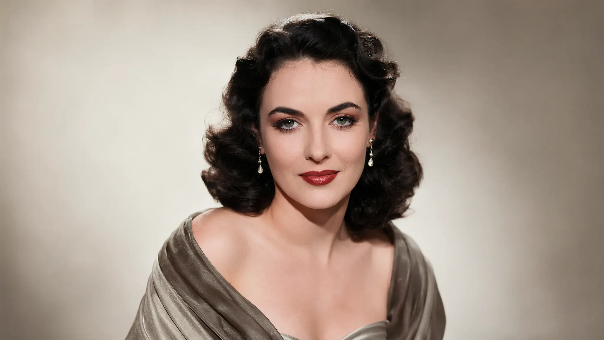 Old portrait after AI photo restoration.