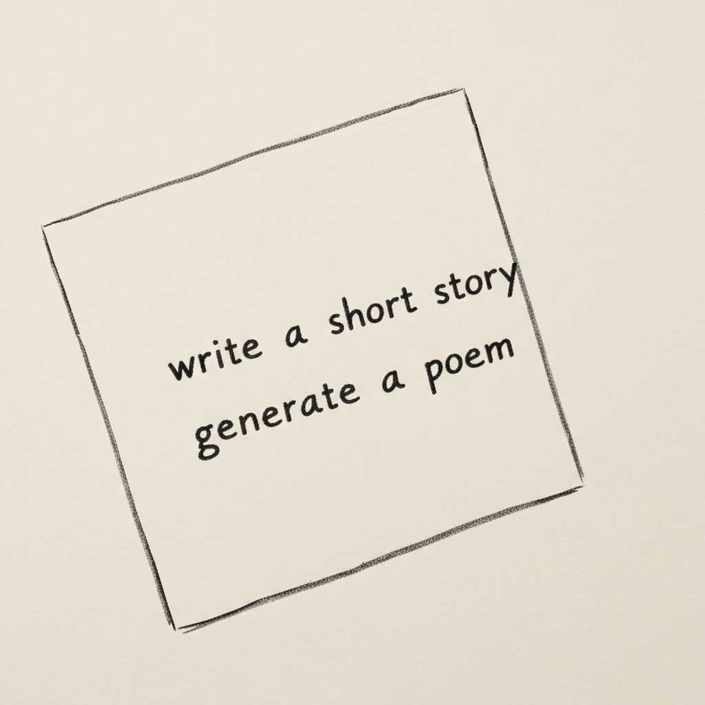 Text prompt for anime AI art generation